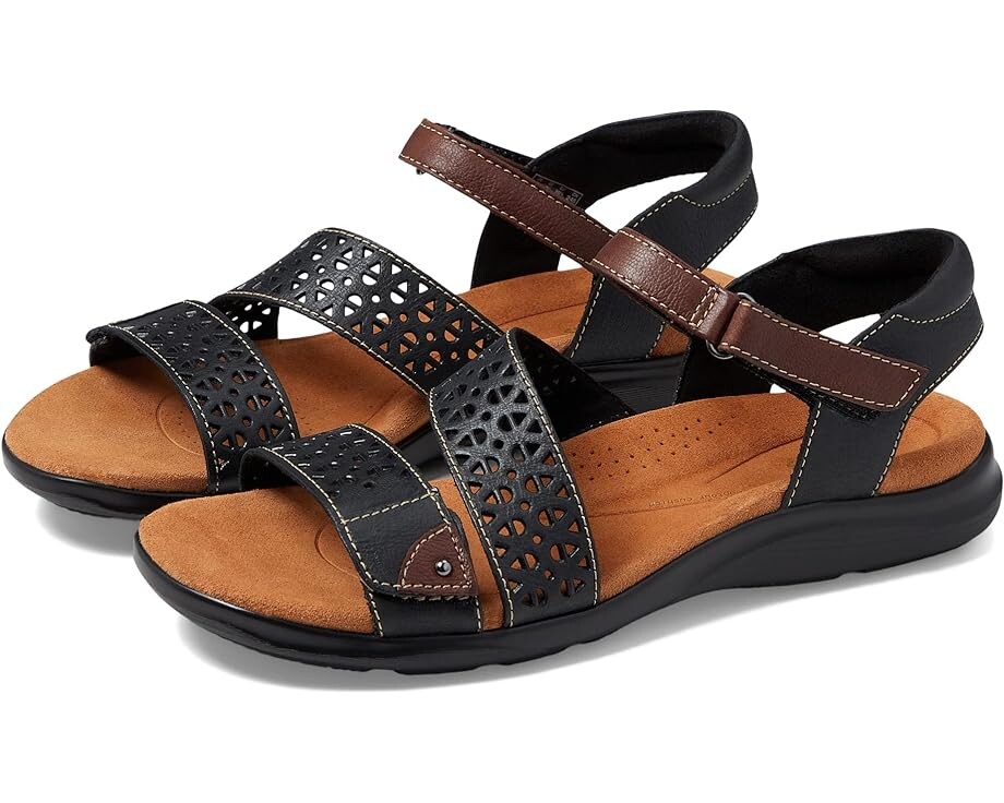 

Сандалии Clarks Kitly Way, цвет Black Leather