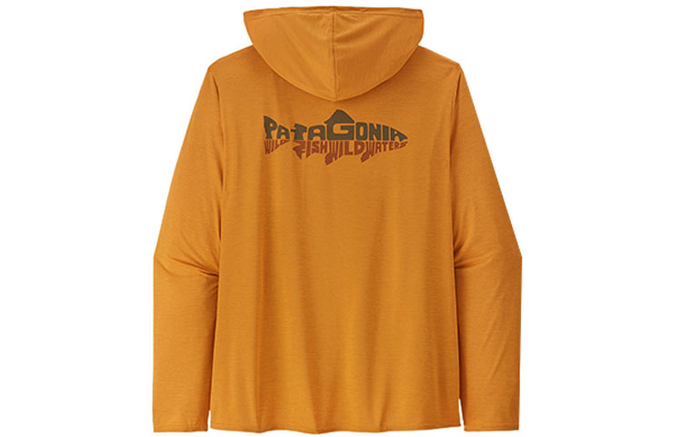 

Мужская толстовка Capilene Cool Daily Graphic Hoody Relaxed Fit Patagonia, оранжевый