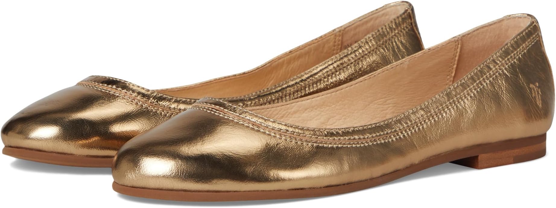 Балетки Frye Carson Ballet, Dark Gold