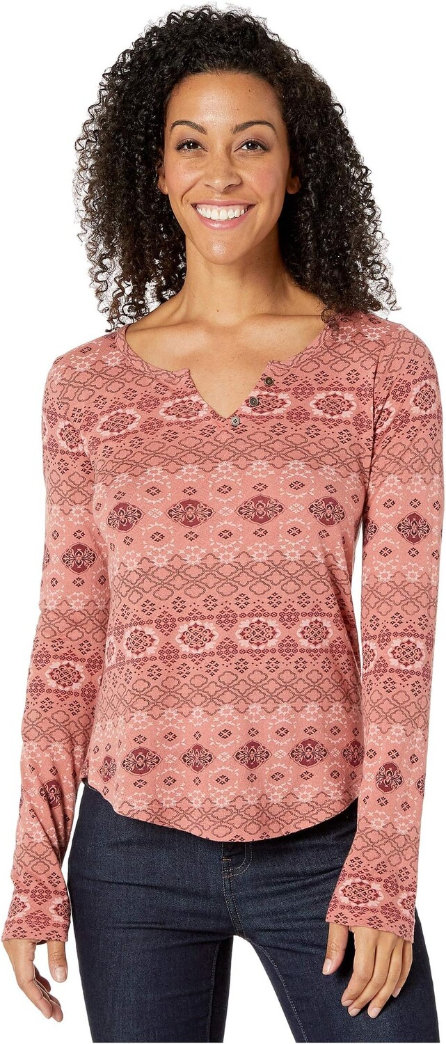 

Топ Aventura Clothing Naomi Long Sleeve, цвет Desert Sand