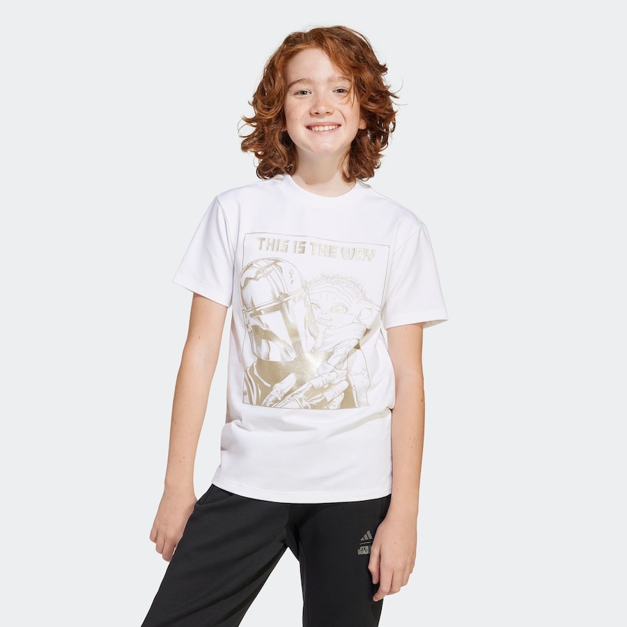 Рубашка ADIDAS SPORTSWEAR Adidas x Star Wars The Mandalorian, белый — фото 4