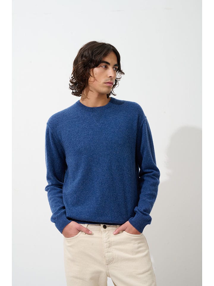 

Кашемировый пуловер AUTHENTIC CASHMERE, темно-синий