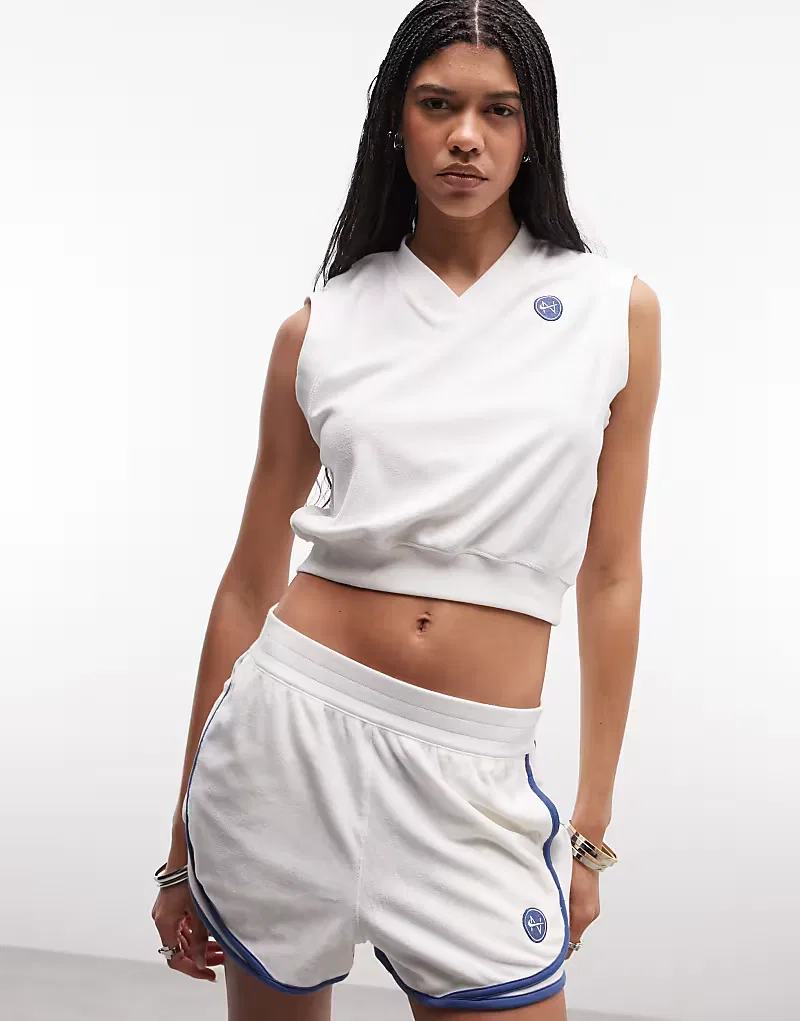 Майка Nike Chill из французской махровой ткани, кремовый