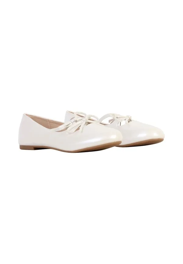 Балетные туфли ballerine enfant à elastiques super mode poti pati с ремешком на щиколотке Super Mode, Blanc — фото 2