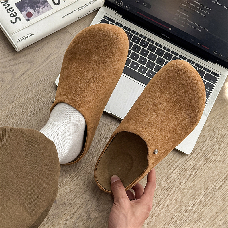 V05 Закрытые тапочки унисекс серые женские, цвет Gray Women's — фото 4