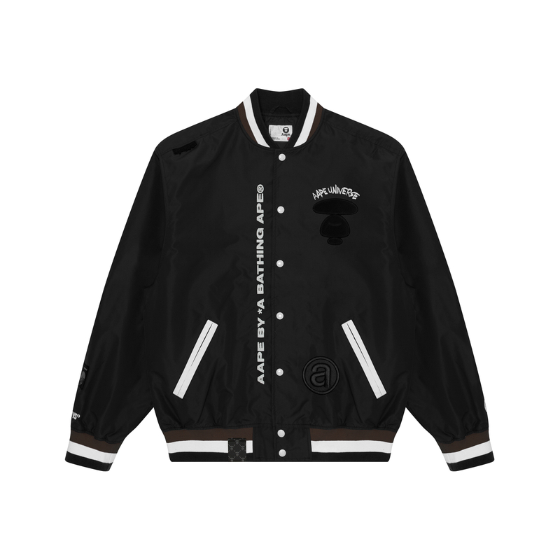 

Вышитая куртка-бомбер Aape, Black BKX, Черный, Вышитая куртка-бомбер Aape, Black BKX