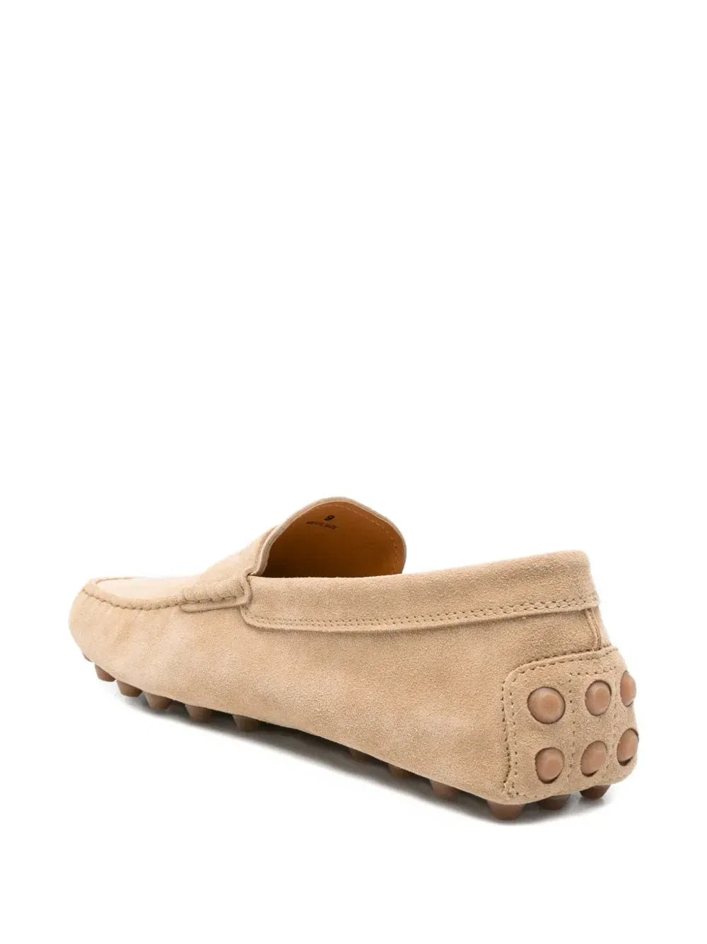 Замшевые пенни-лоферы Gommino TOD'S, бежевый — фото 3