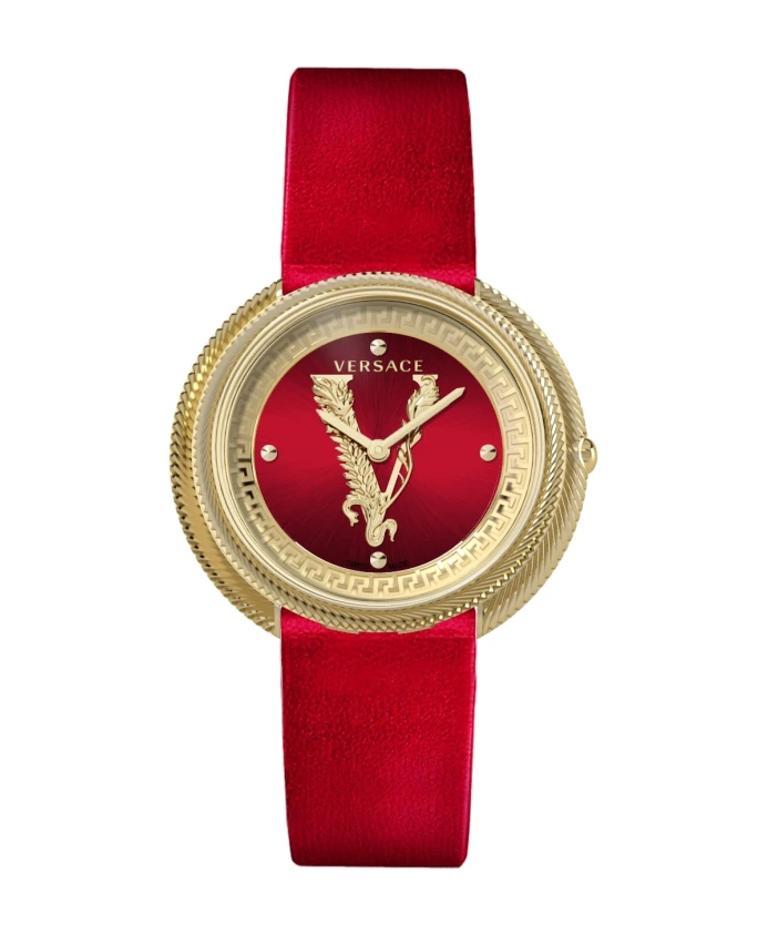 

Женские наручные часы thea 38mm ve2ca0423 Versace, красный