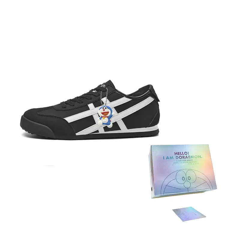 

Doraemon Дораэмон Низкие повседневные кроссовки унисекс Jet Black, цвет Jet Black