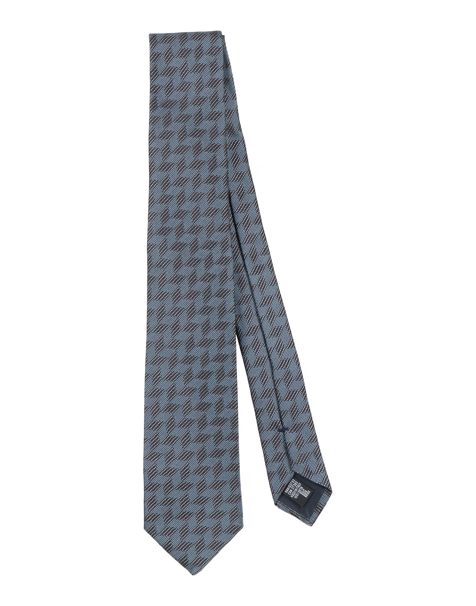 

Галстук Giorgio Armani, серо-синий