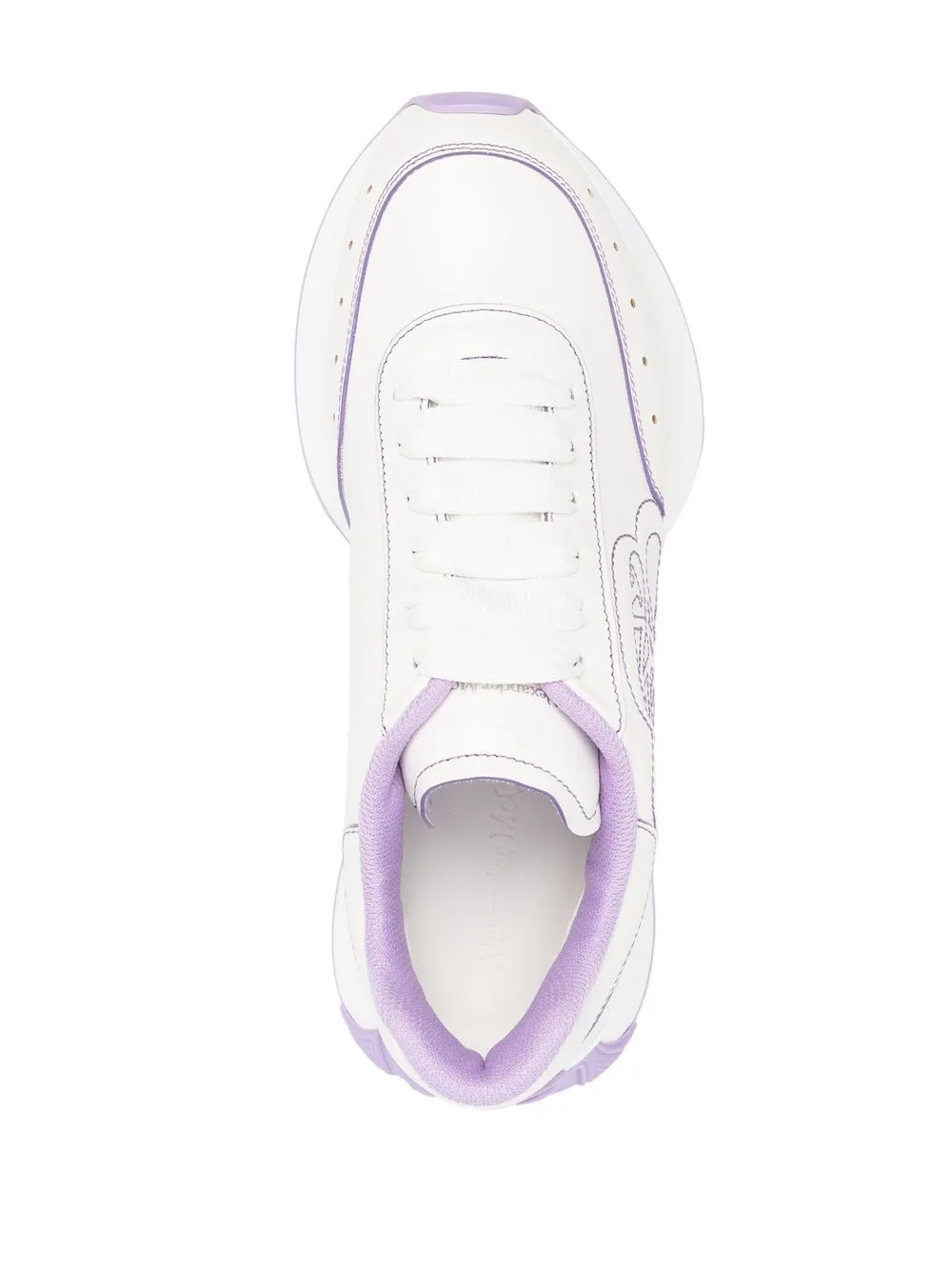Кроссовки Sprint Runner Alexander McQueen, белый — фото 4