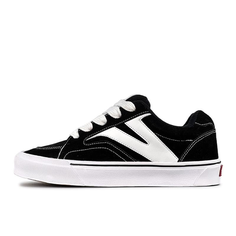 

Кроссовки VFDF Skateboarding Shoes Unisex Low-top Black/white, черный/белый