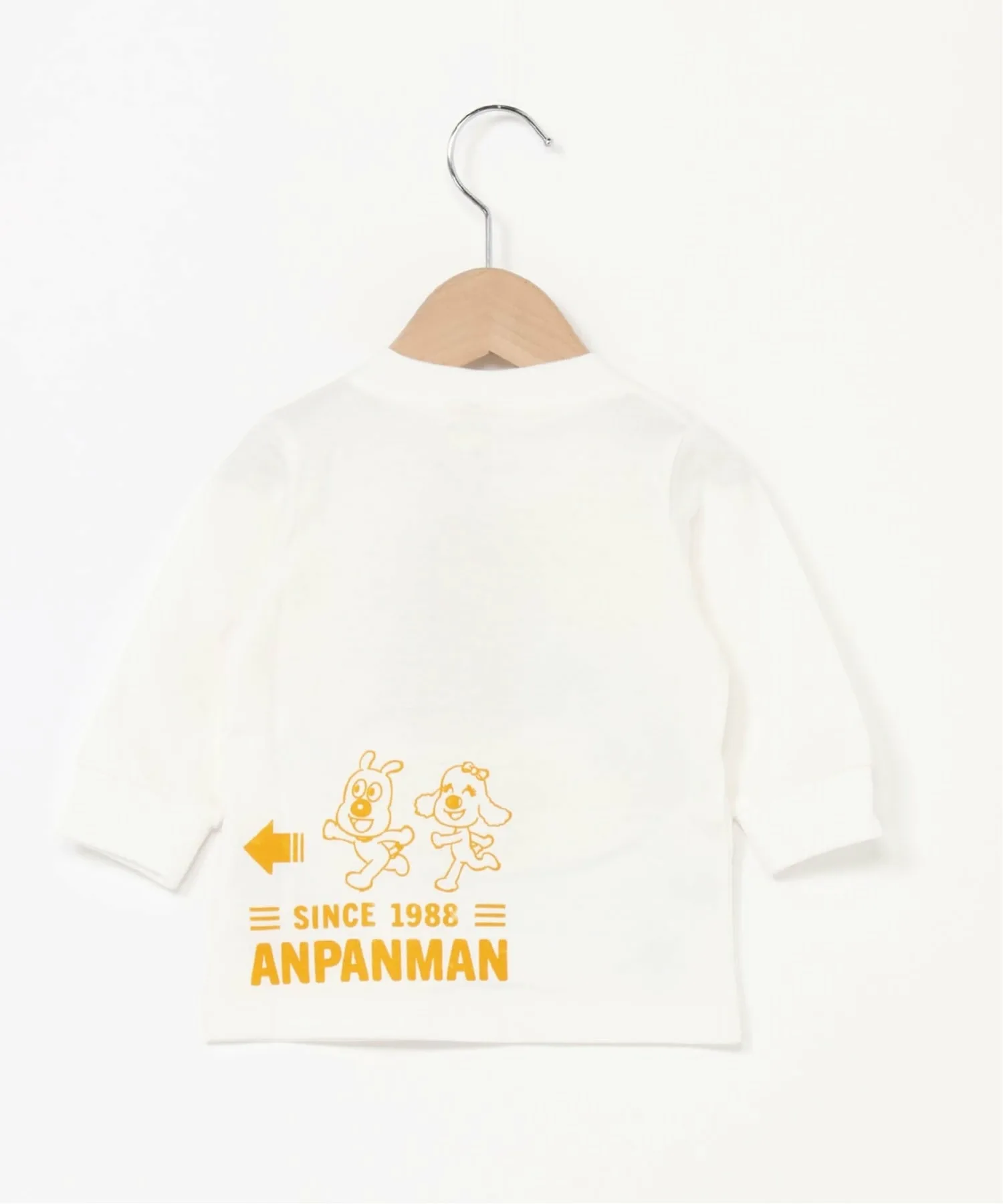 Футболка с длинным рукавом "Ведерко с сыром" Anpanman Kids Collection, Off-white — фото 3