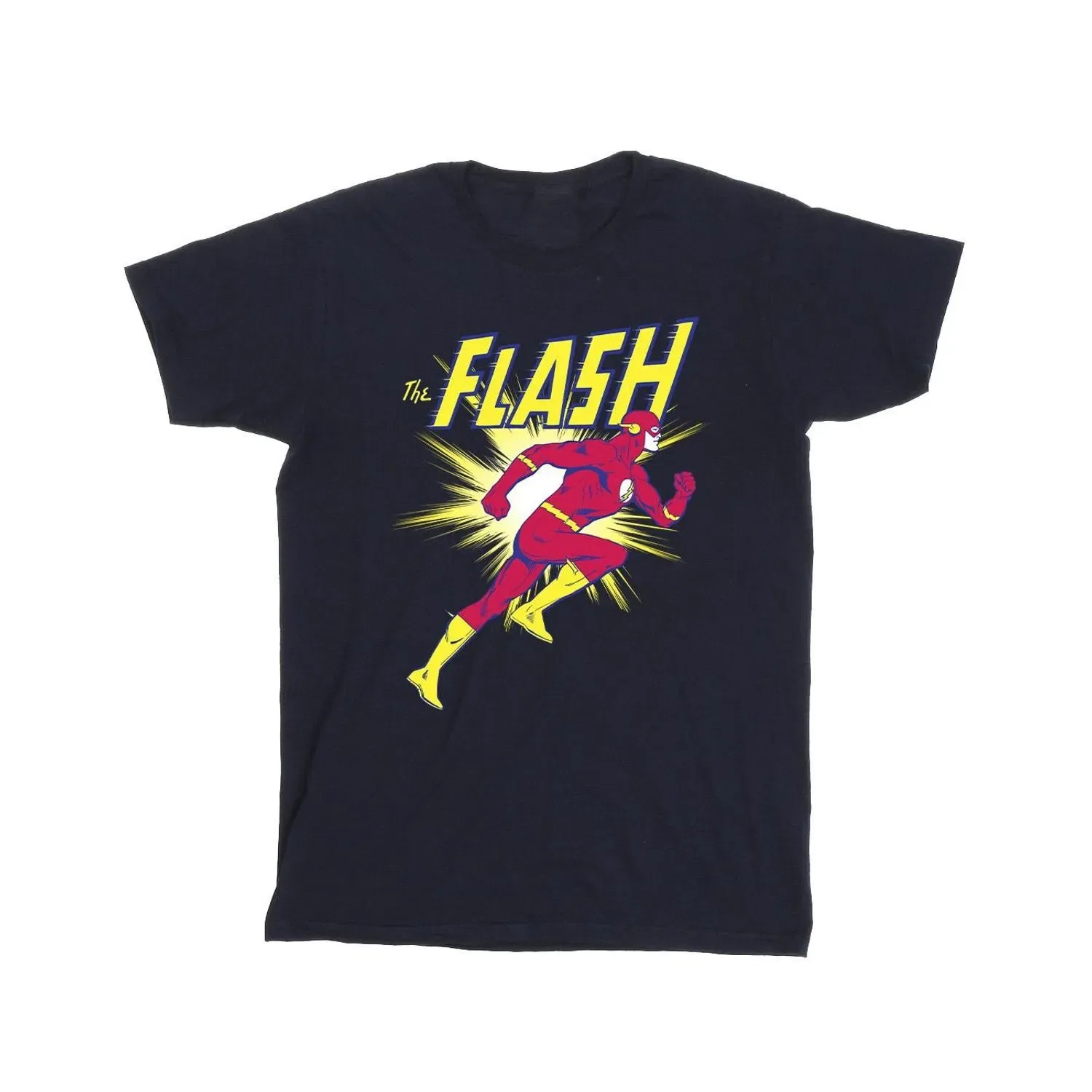 Футболка с принтом The Flash DC Comics, темно-синий — фото 2