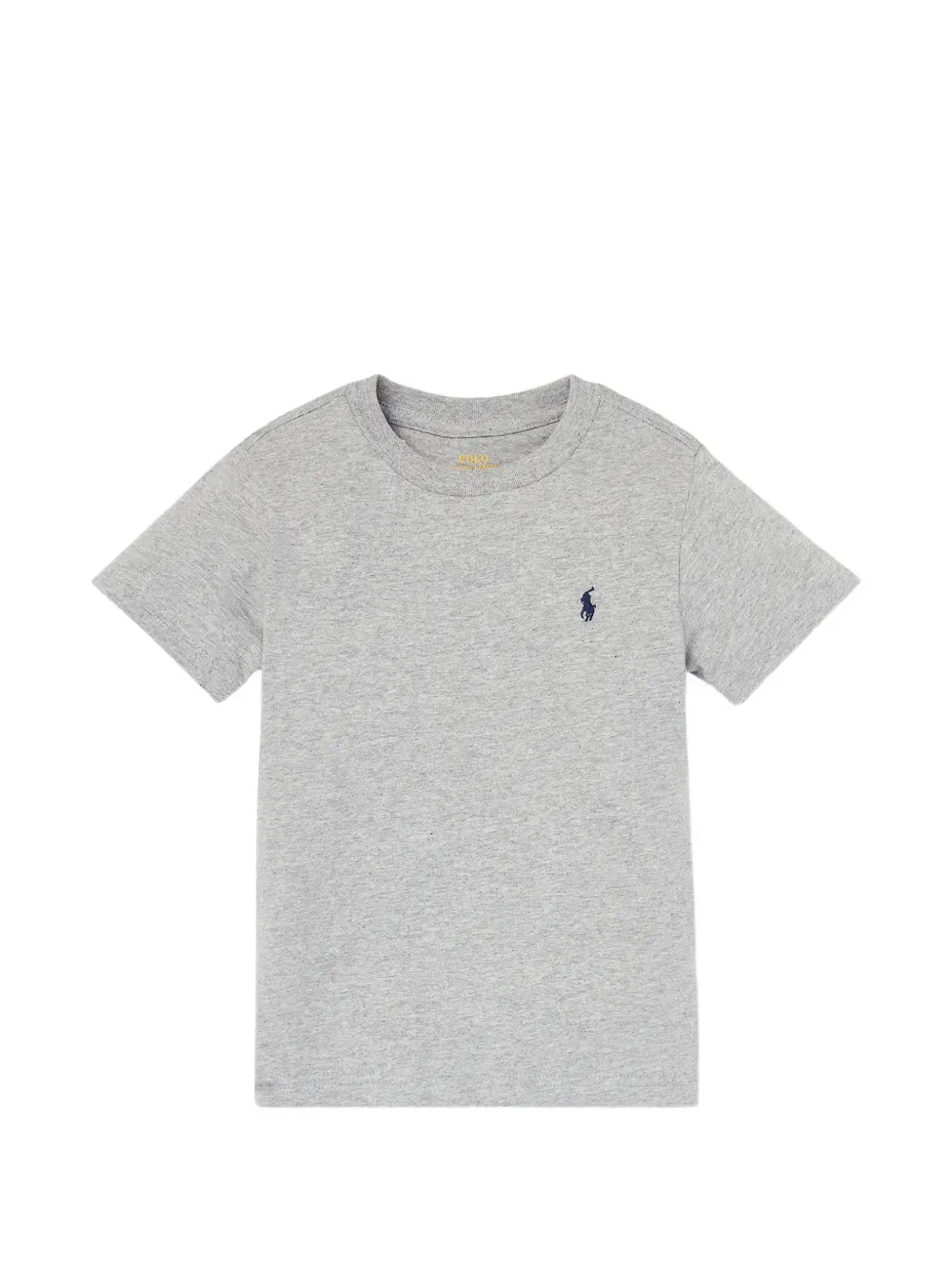 Футболка с логотипом Polo Ralph Lauren Kids, серый