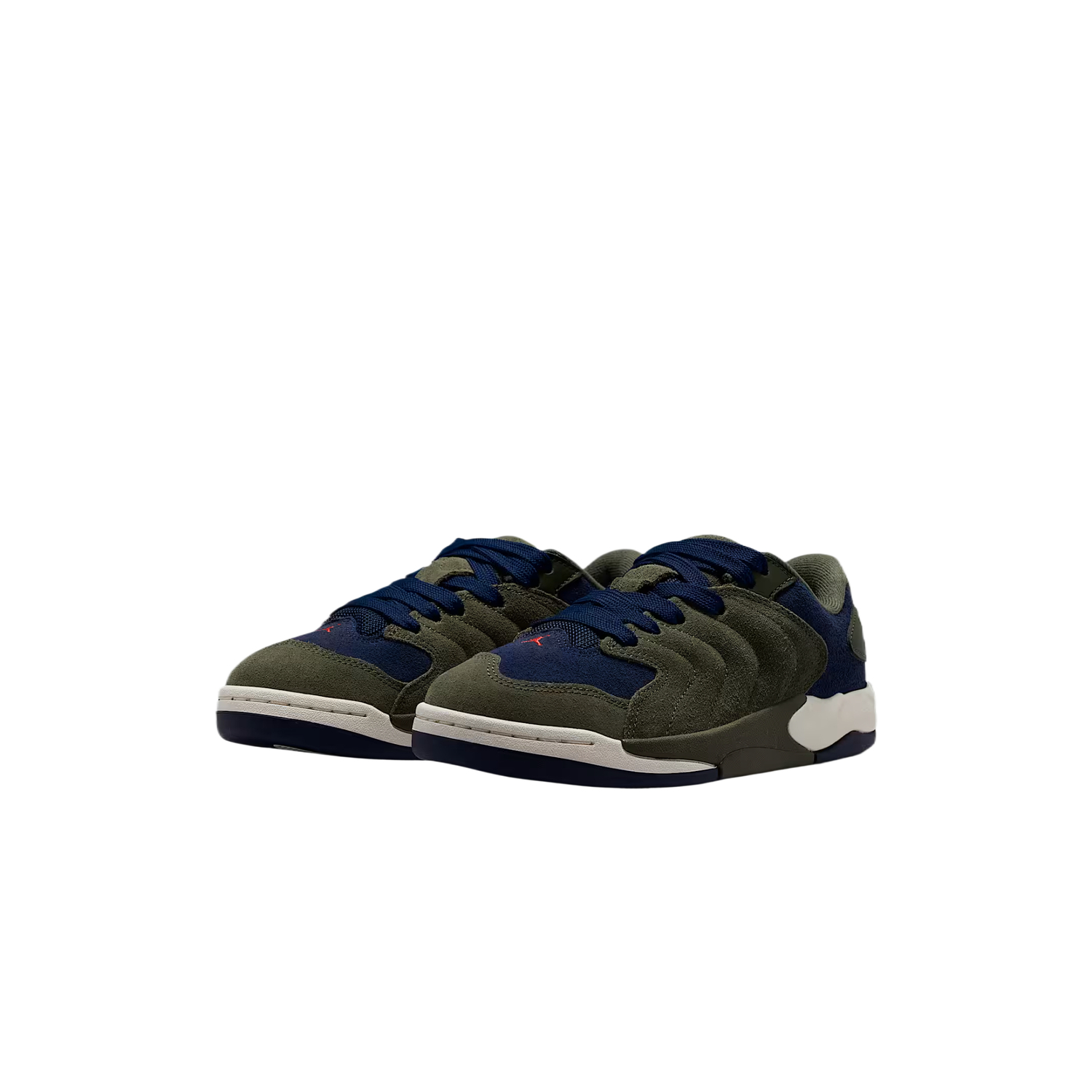 Session Low top Детские Кроссовки для Скейтбординга Unisex Jordan, хаки/chile красный/светло айвори/obsidian color — фото 4