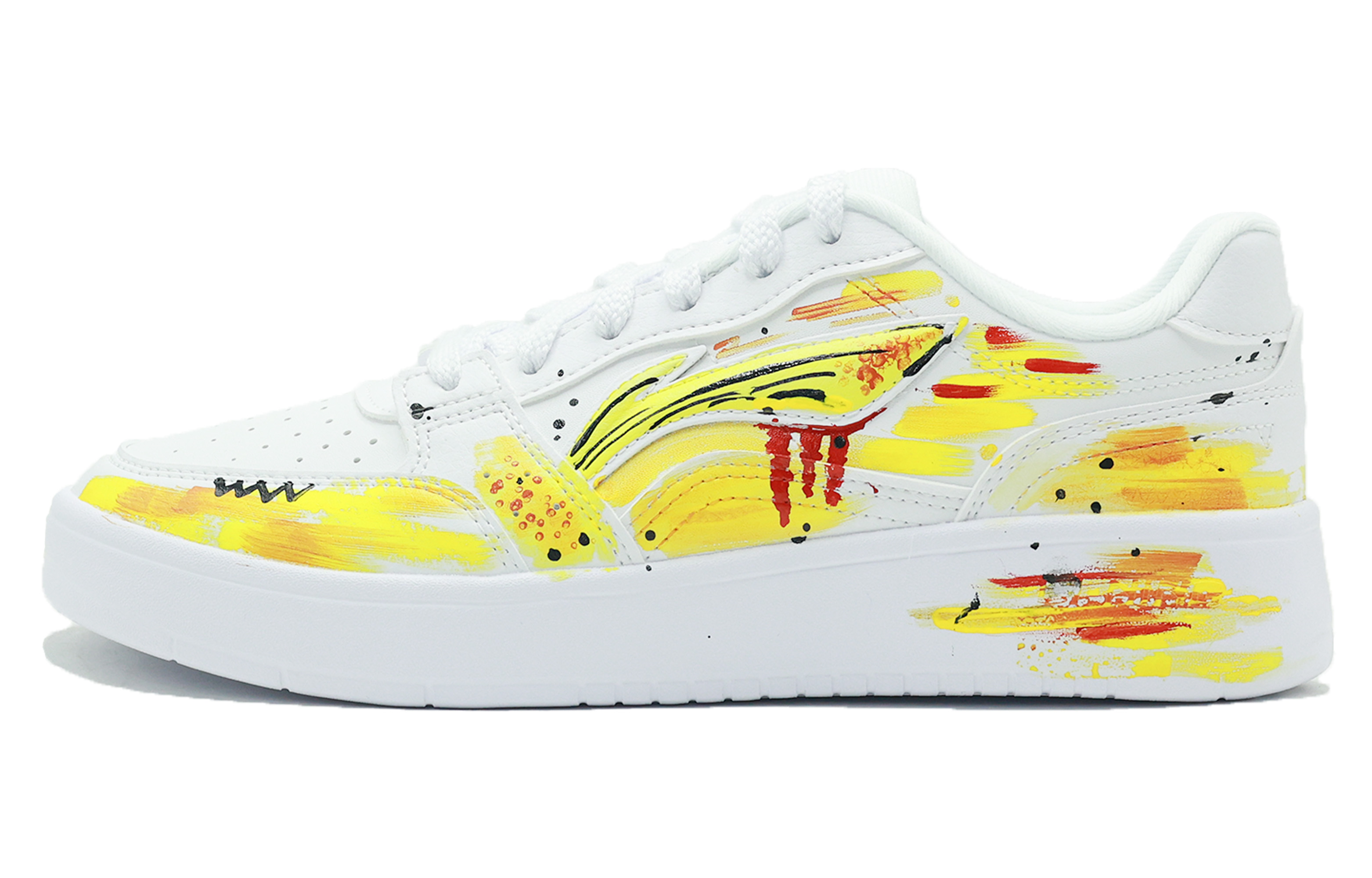 

LINING Кроссовки для скейтбординга Acer Truncatum, противоскользящие и износостойкие, увеличивающие рост, низкие, мужские, белые