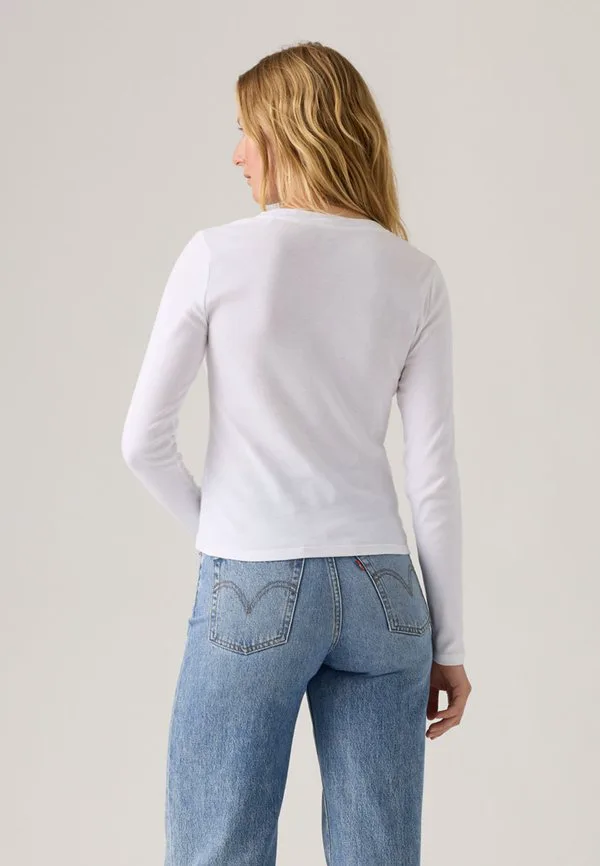 Комплект из двух футболок с длинными рукавами essential tee. Levi'S, White/Anthracite Night — фото 4