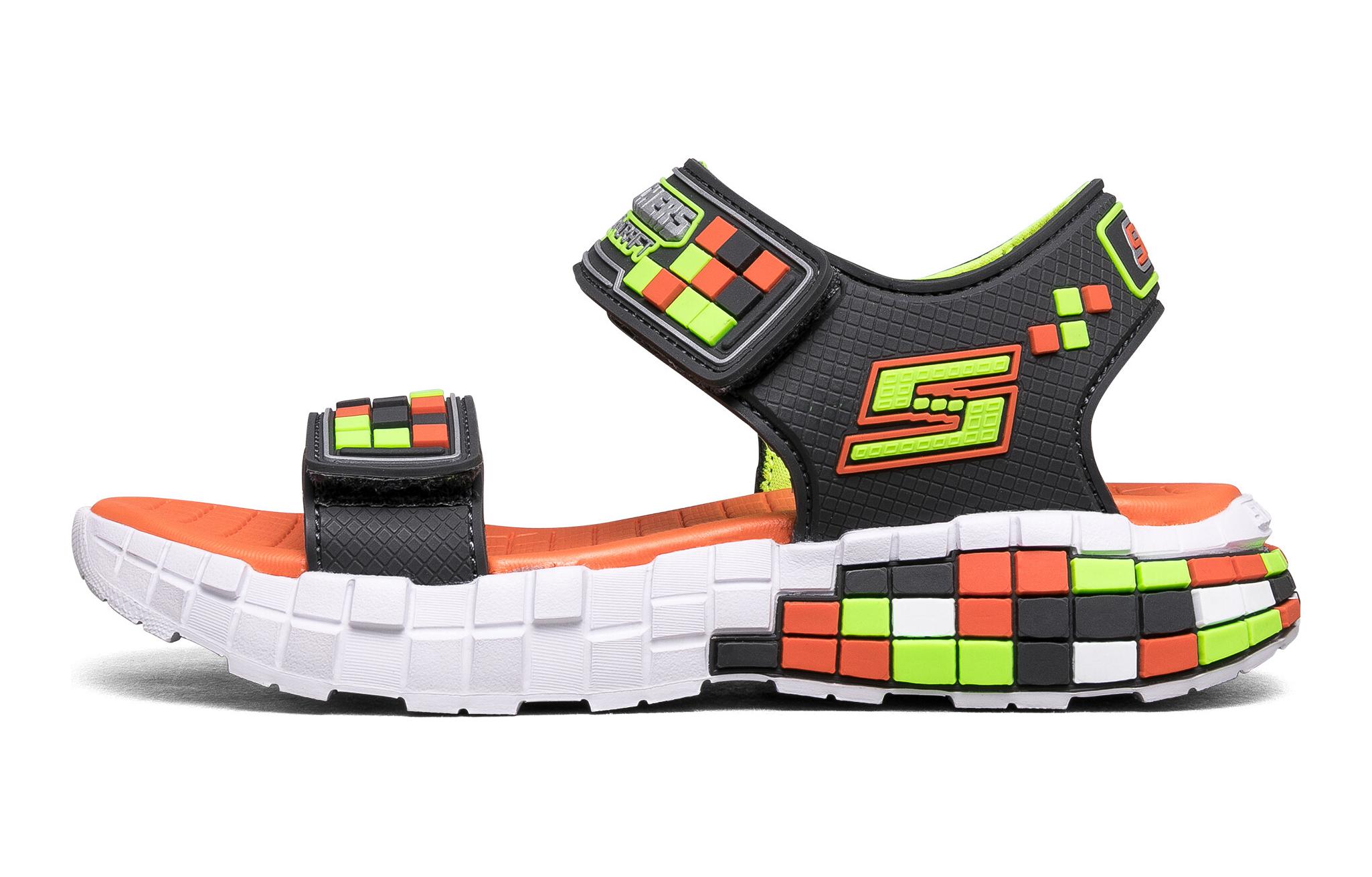 

Skechers Сандалии Mega-Craft, легкие дышащие детские сандалии, оранжевые детские