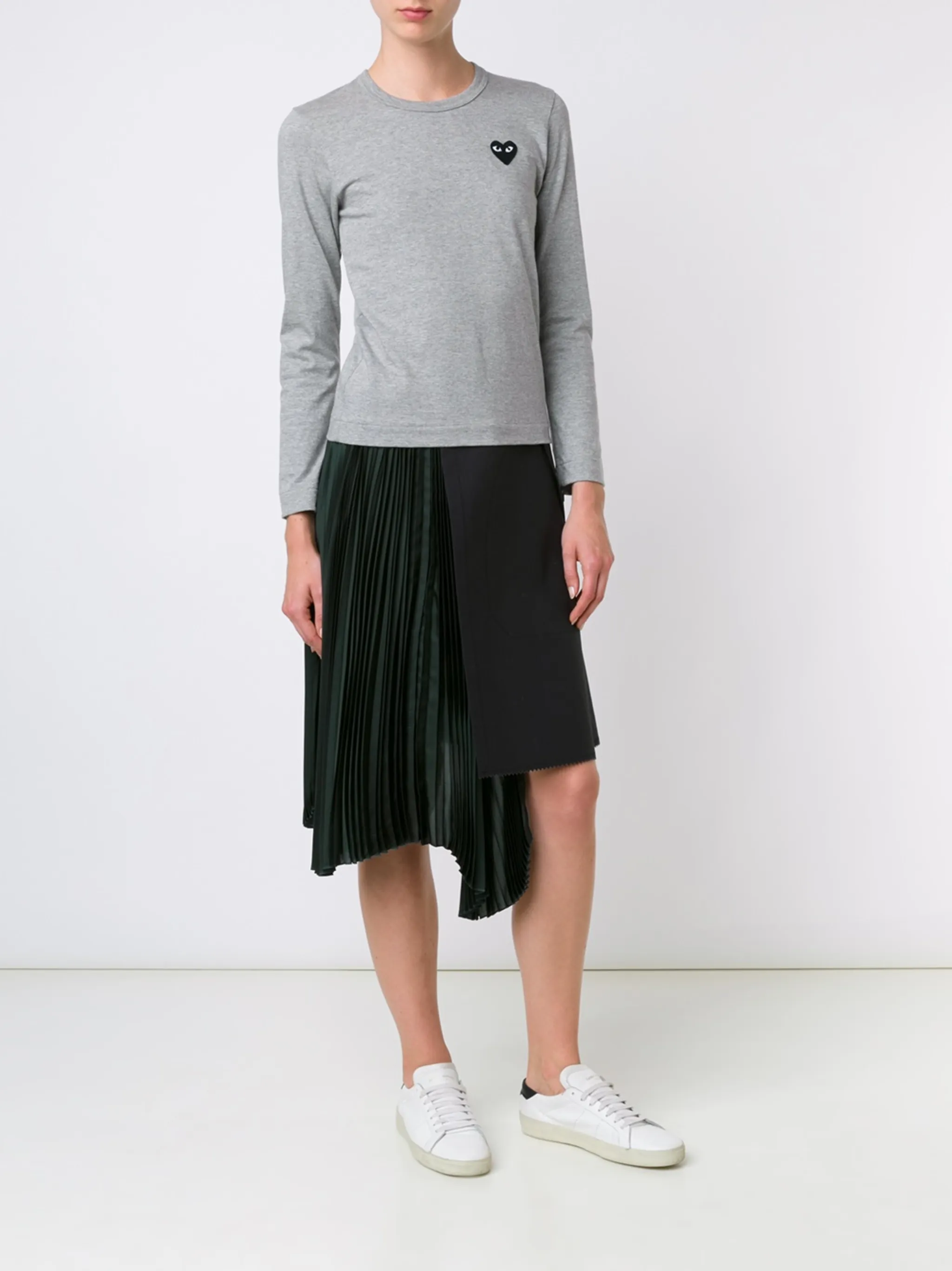 Футболка с длинными рукавами Comme Des Garçons Play, серый — фото 2