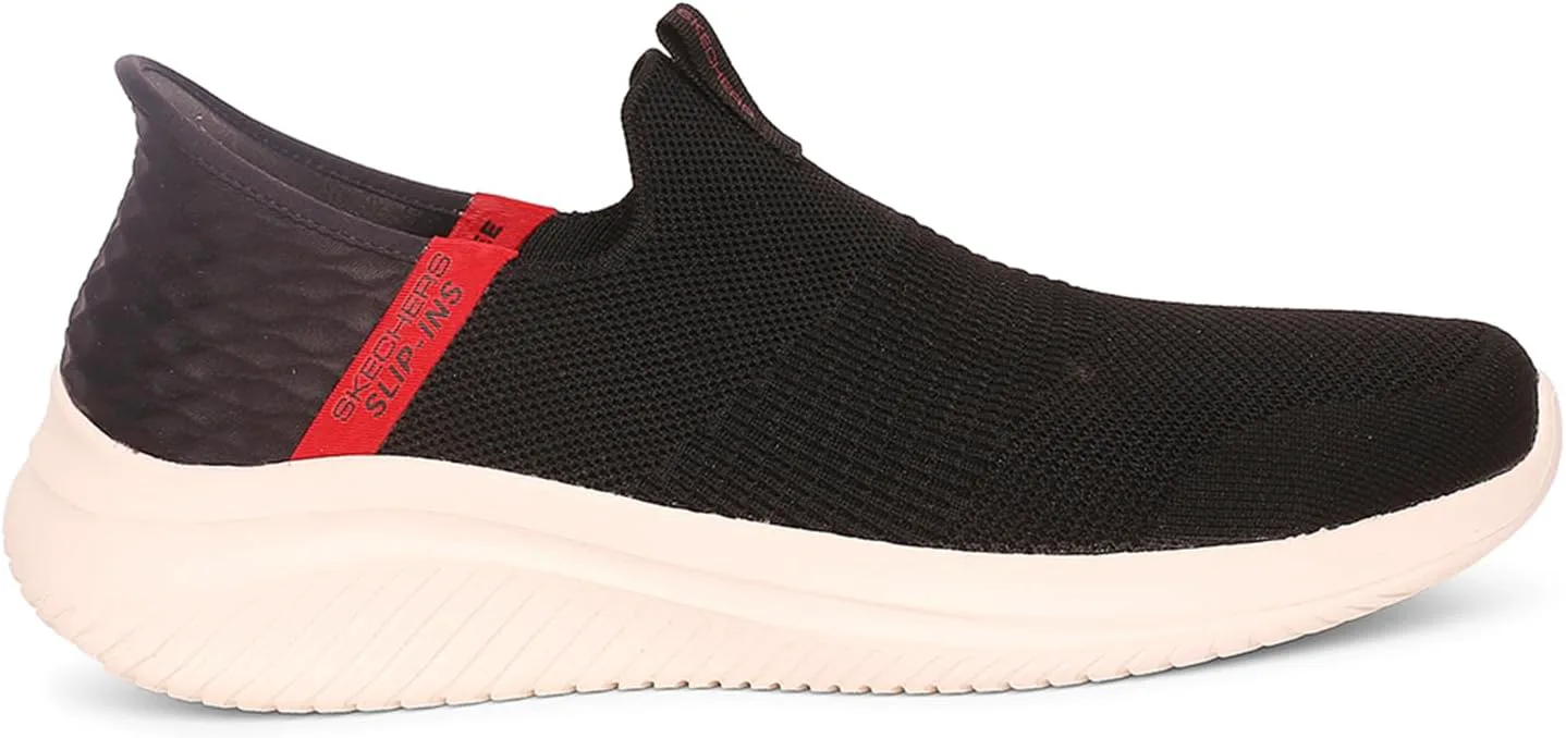 Мужские кроссовки Skechers Ultra Flex 3.0 Viewpoint Slip-in, черный/красный — фото 3