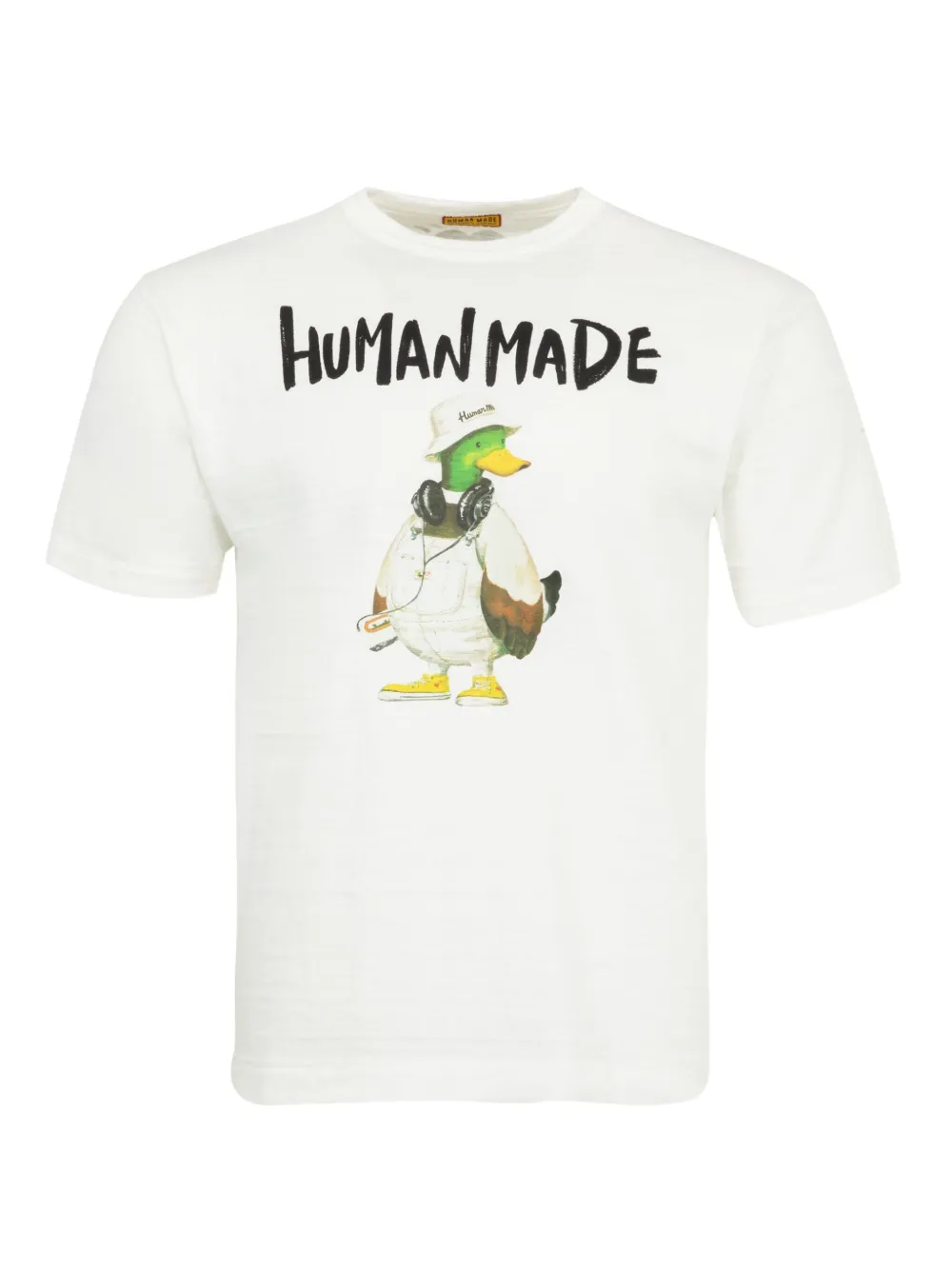 

Футболка с рисунком утки Human Made, белый