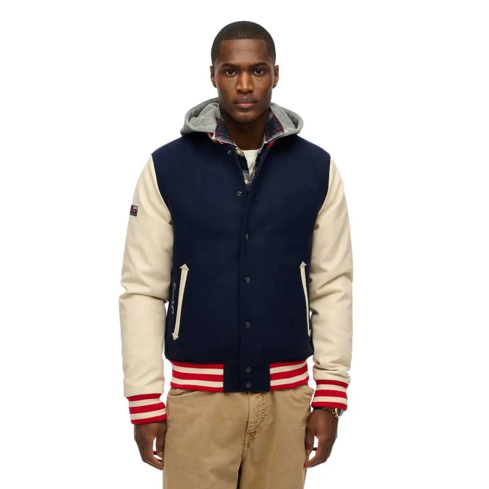 

Куртка Superdry College bomber, синий