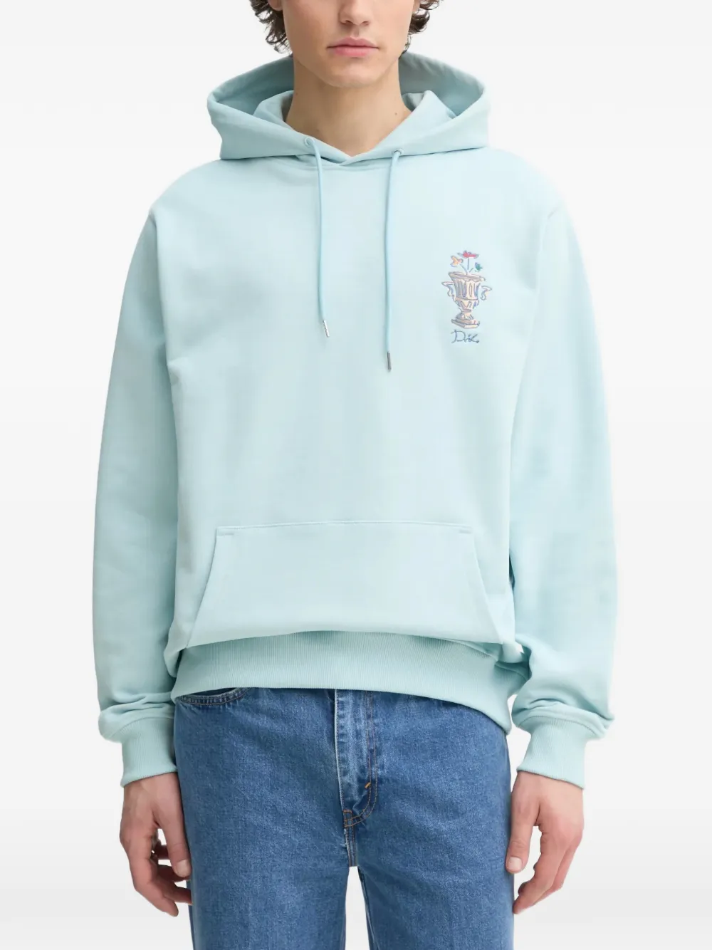 

Худи с графическим принтом "Ваза" Drole De Monsieur, синий