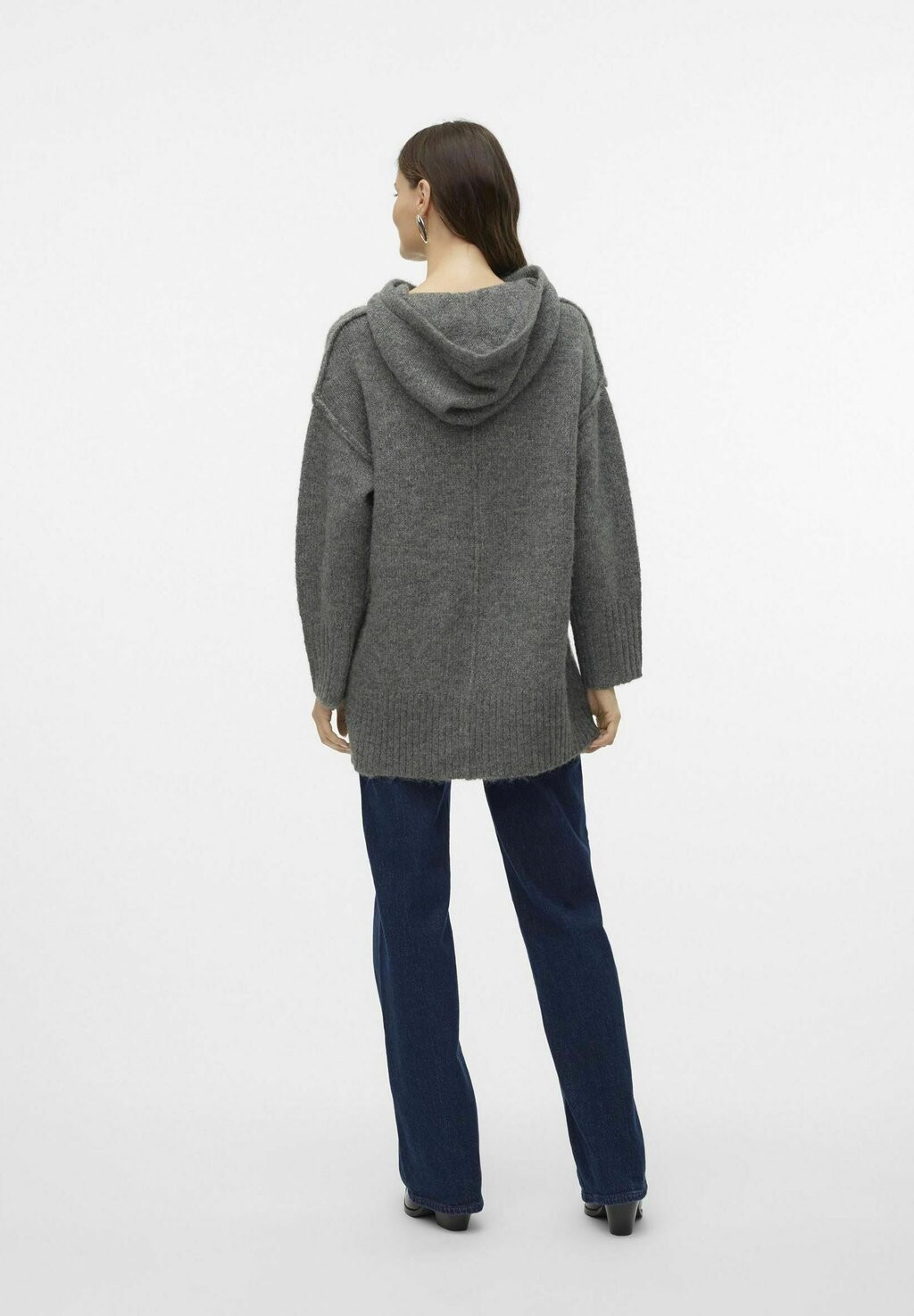

Толстовка с капюшоном VMNOELLE Vero Moda, темно-серый