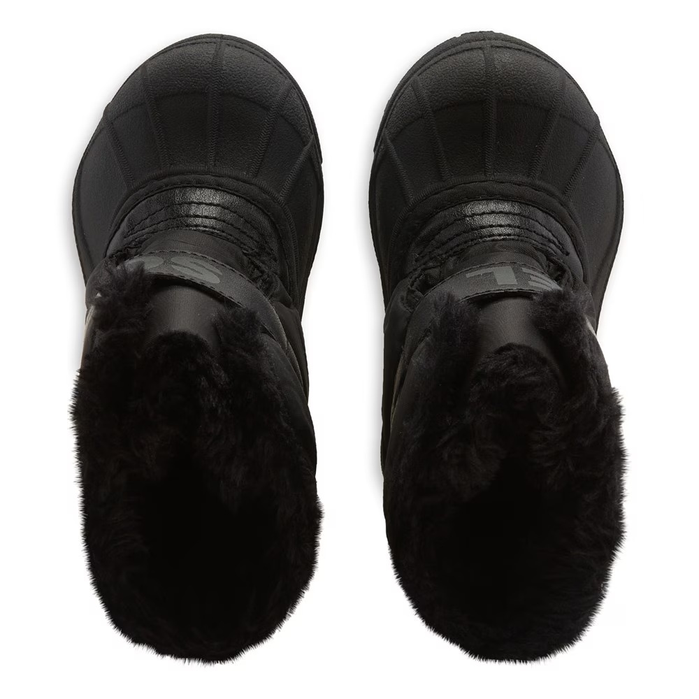 Детские водонепроницаемые зимние ботинки для малышей Sorel Snow Commander, black/charcoal — фото 4