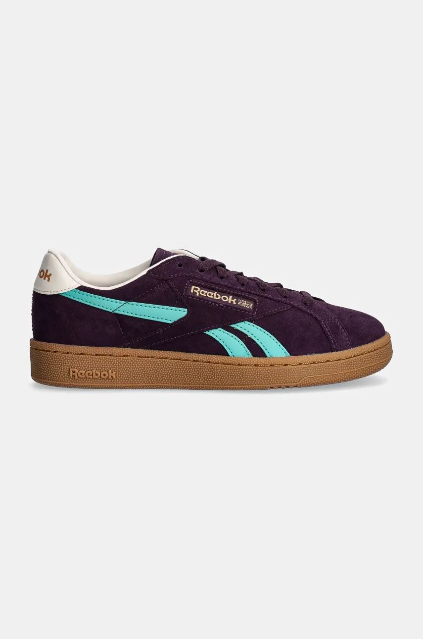 Замшевые кроссовки Reebok Classic Club C Grounds Uk, фиолетовый — фото 3