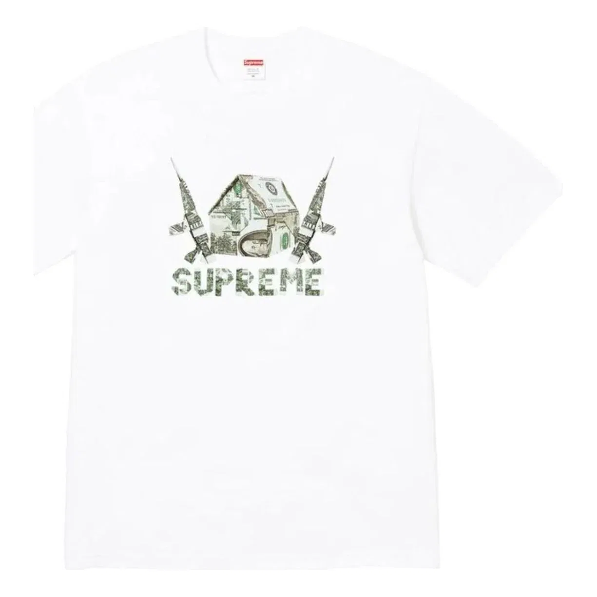 Футболка Supreme SS26 Origami, белая, SUP-SS26-160-WHT