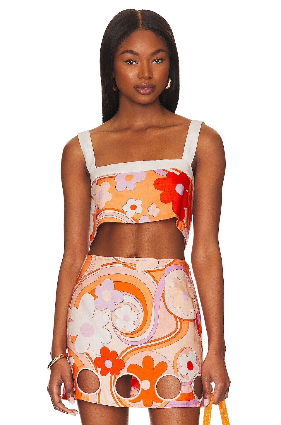 

Топ CIN CIN Twiggy Crop, цвет Bloom
