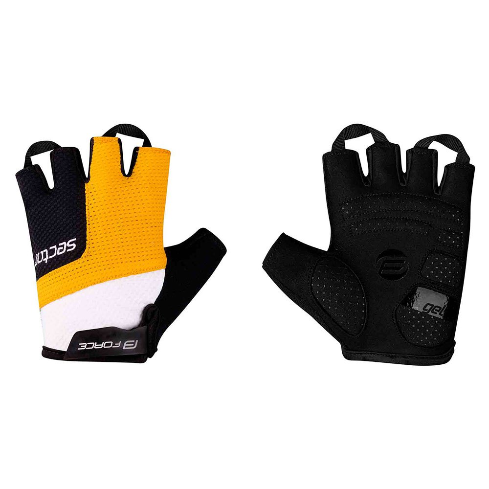 

Короткие перчатки Force Sector Gel Short Gloves, желтый