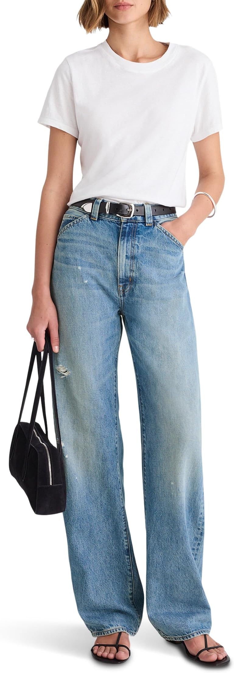 

Джинсы Madewell Balloon Jean In Dobbins Wash, цвет Dobbins Wash