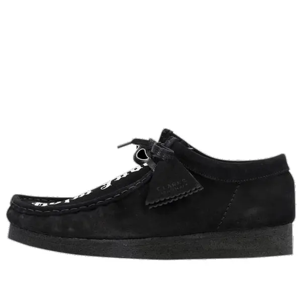 

Кроссовки x palm angels suede wallabee 'black' Clarks, черный