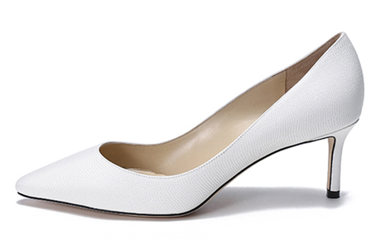 Jimmy Choo Туфли ROMY на тонком каблуке, высокие, 6 см, женские, белые
