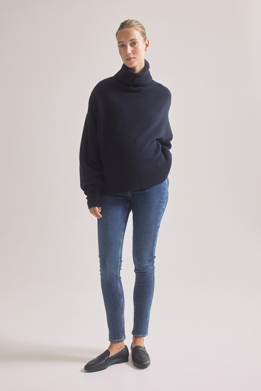 

Джинсы скинни Mom H&M, синий