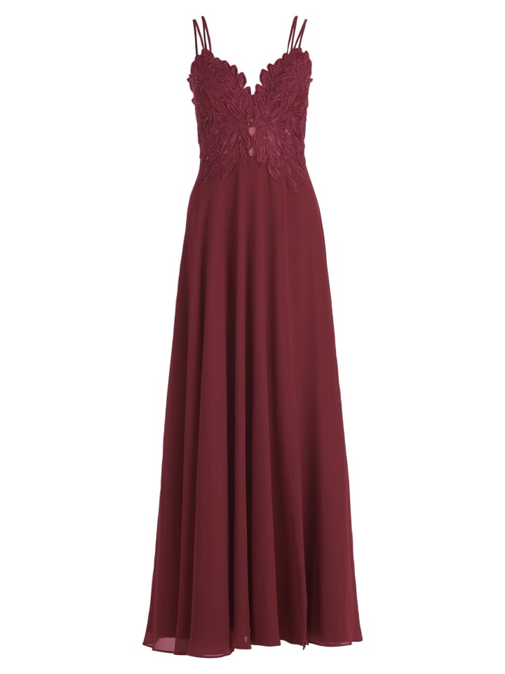 

Длинное платье Vera Mont Abend, цвет hot paprika