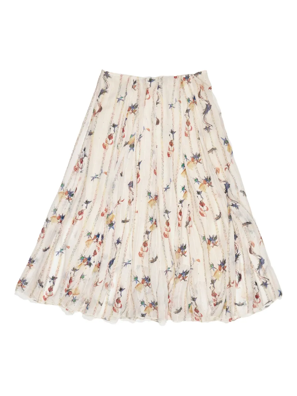 

Плиссированная юбка с цветочным принтом Bimba y Lola, нейтральный