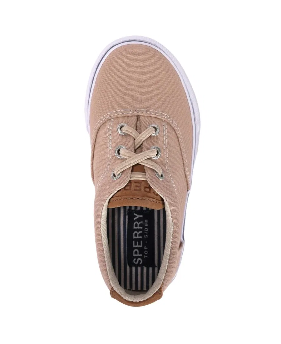 Детские кеды Striper II CVO из парусины Sperry, коричневый — фото 3