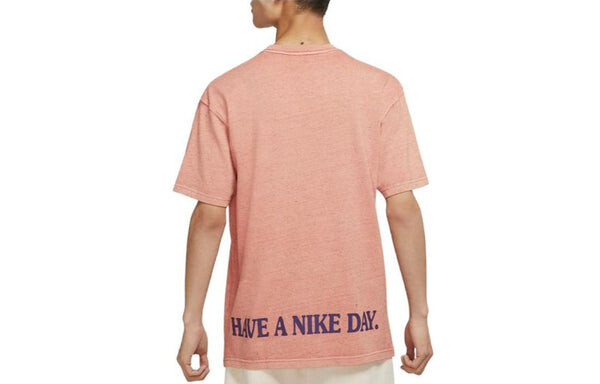 Футболка Men's Nike Daisy Round Neck Pullover Short Sleeve Rock Pink T-Shirt, розовый — фото 2