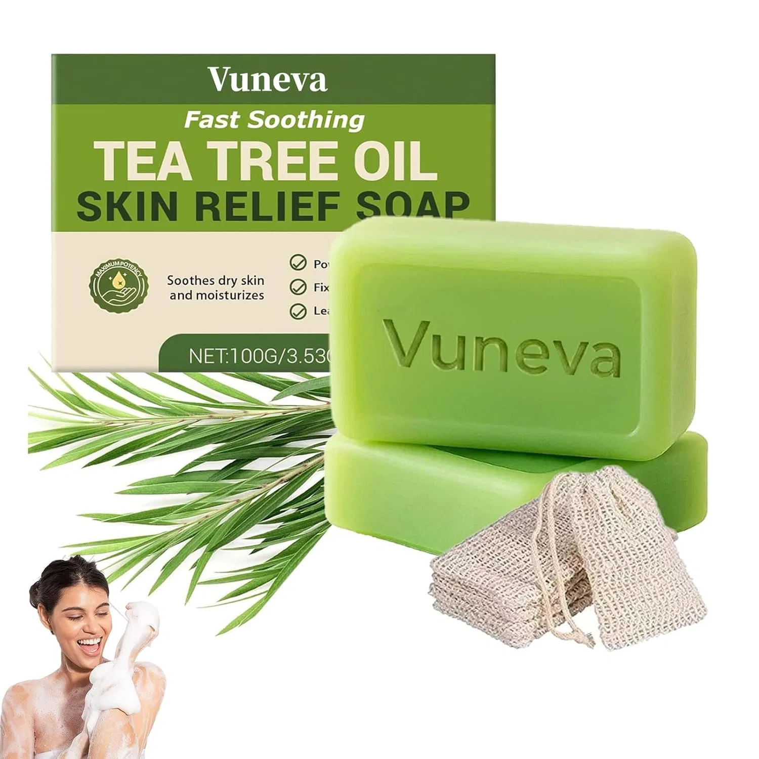 Антигрибковое мыло Lyvona для лица и тела Ditu, 1 Box