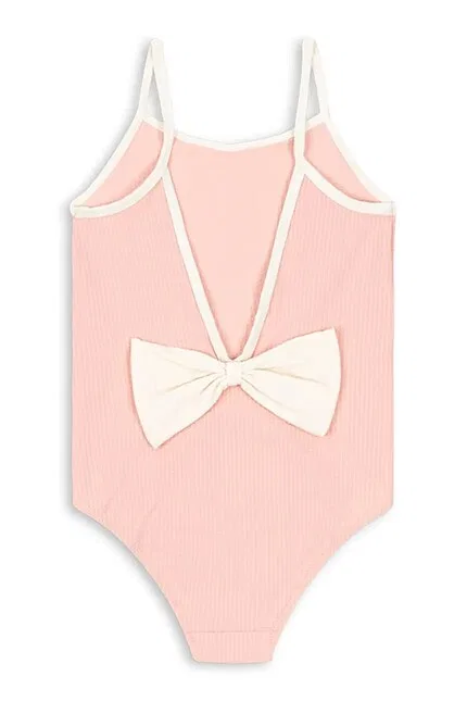Купальник детский цельный BOWIE SWIMSUIT Konges Sløjd, розовый — фото 2