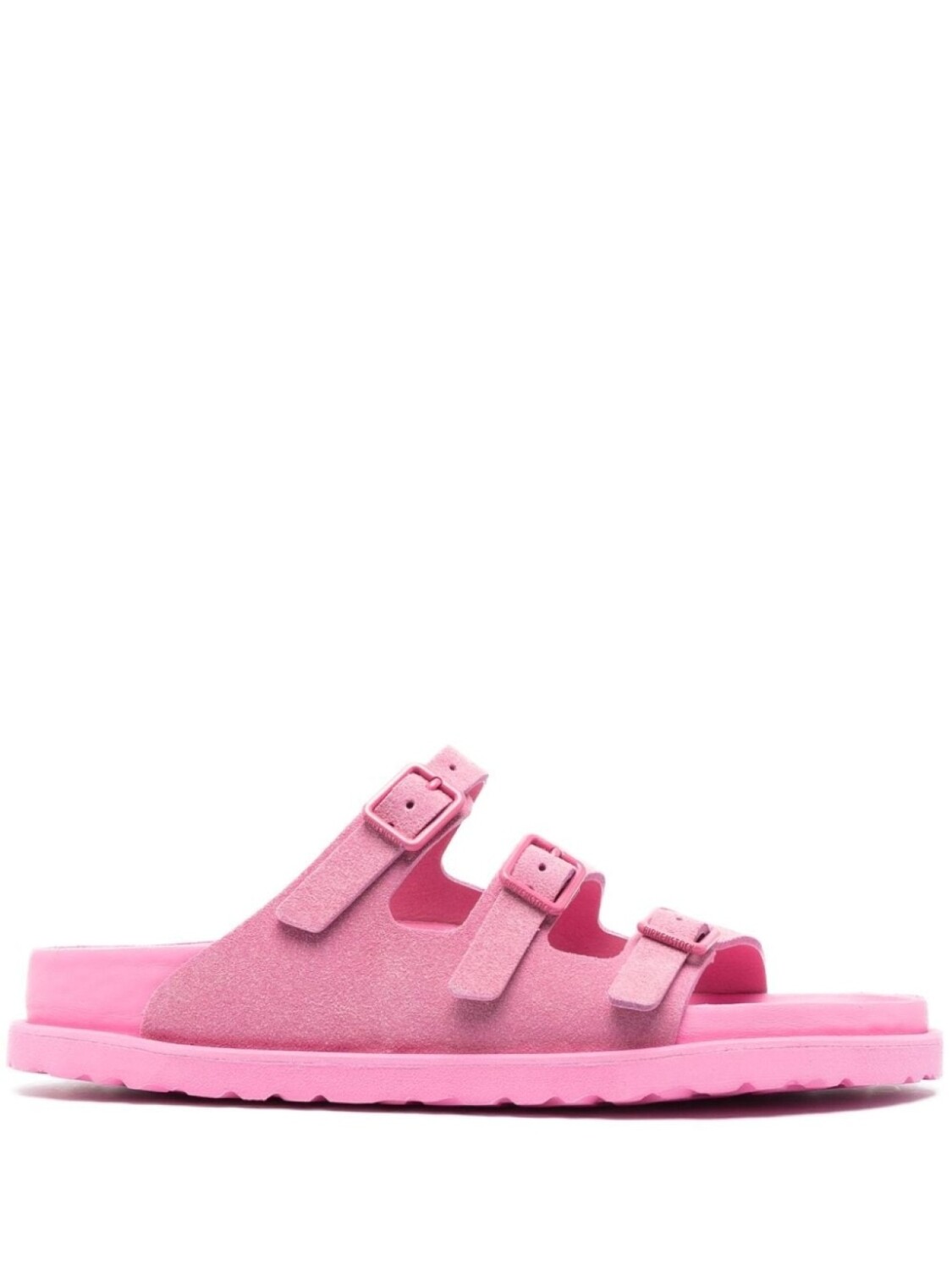 

Birkenstock шлепанцы с пряжкой, розовый