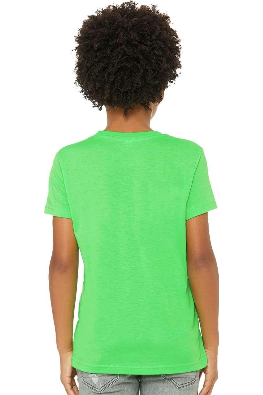 

Футболка молодежная BELLA + CANVAS CVC Jersey, зеленый