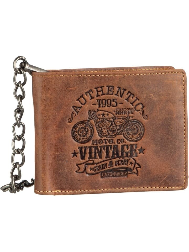 

Кошелек Greenburry Cafe Racer 0835, цвет antikbraun