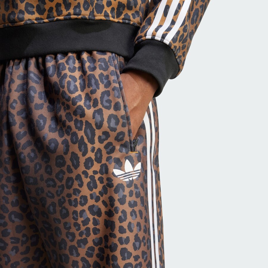 Брюки свободного кроя ADIDAS ORIGINALS Firebird, коричневый — фото 4