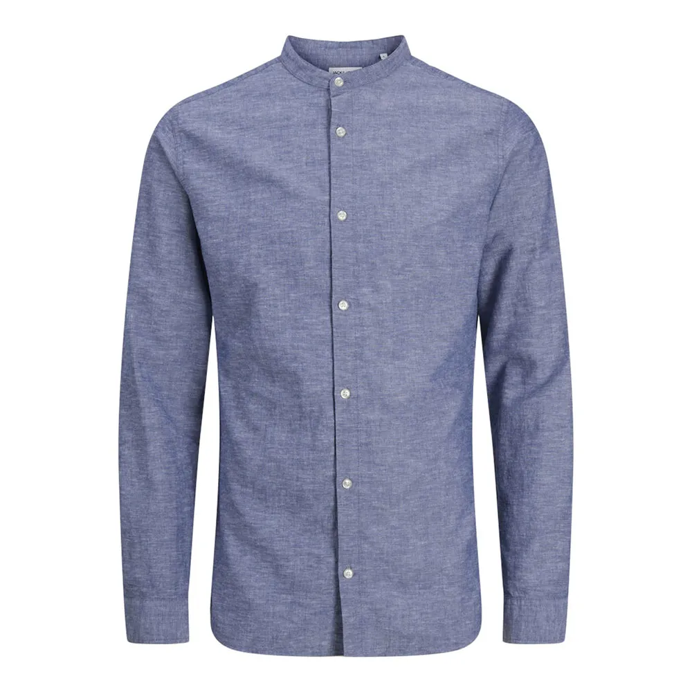 

Рубашка Jack & Jones Breeze Linen Blend Band, фиолетовый