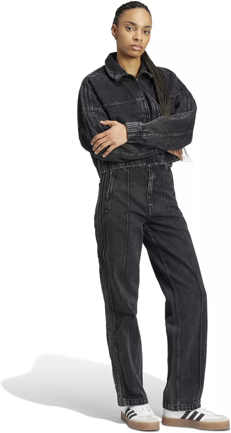 

Женские джинсовые прямые брюки Adidas Originals Premium Essentials, цвет Medium Denim